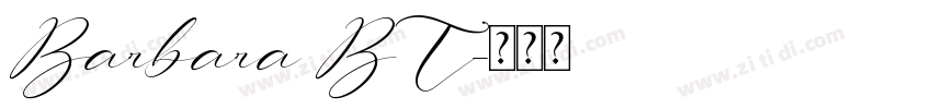 Barbara BT字体转换